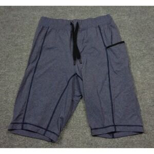 Lululemon Shorts Men S Heathered Blue For the People Exposed Seam Cargo Pocket